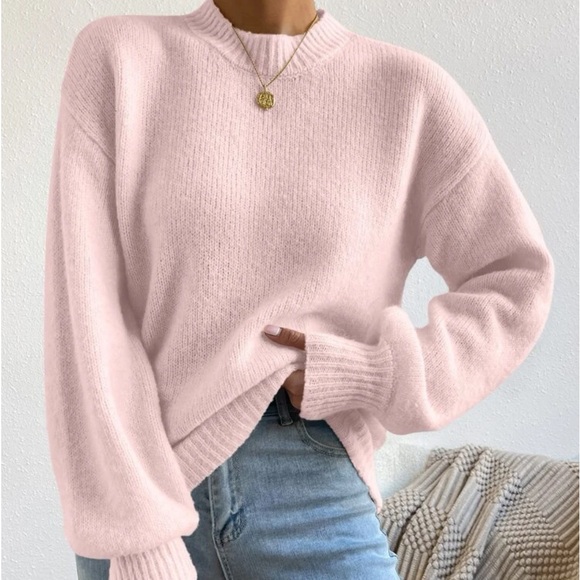 New pink long sleeve sweater - Picture 6 of 6